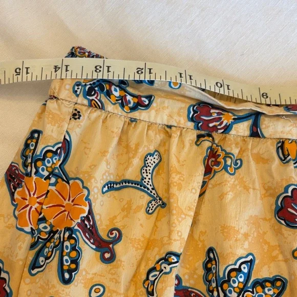 Elie Tahari Yellow Floral Maxi Skirt - Picture 6 of 7